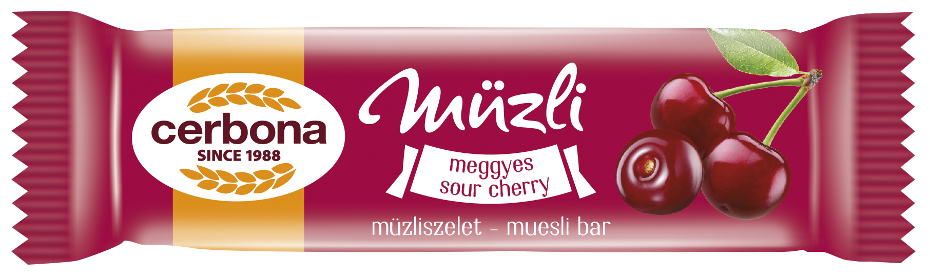 Cerbona Meggyes müzliszelet 20g